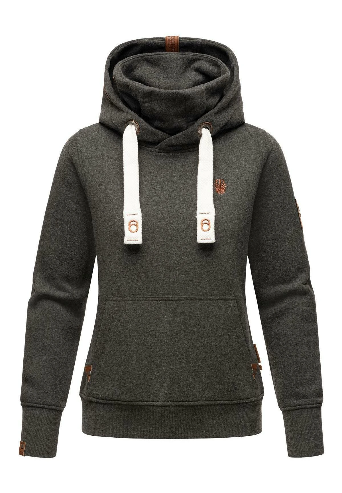 Navahoo Raniaa - Hoodie - Dark Grey Melange 4 Navahoo Raniaa - Hoodie - Dark Grey Melange - Afbeelding 4