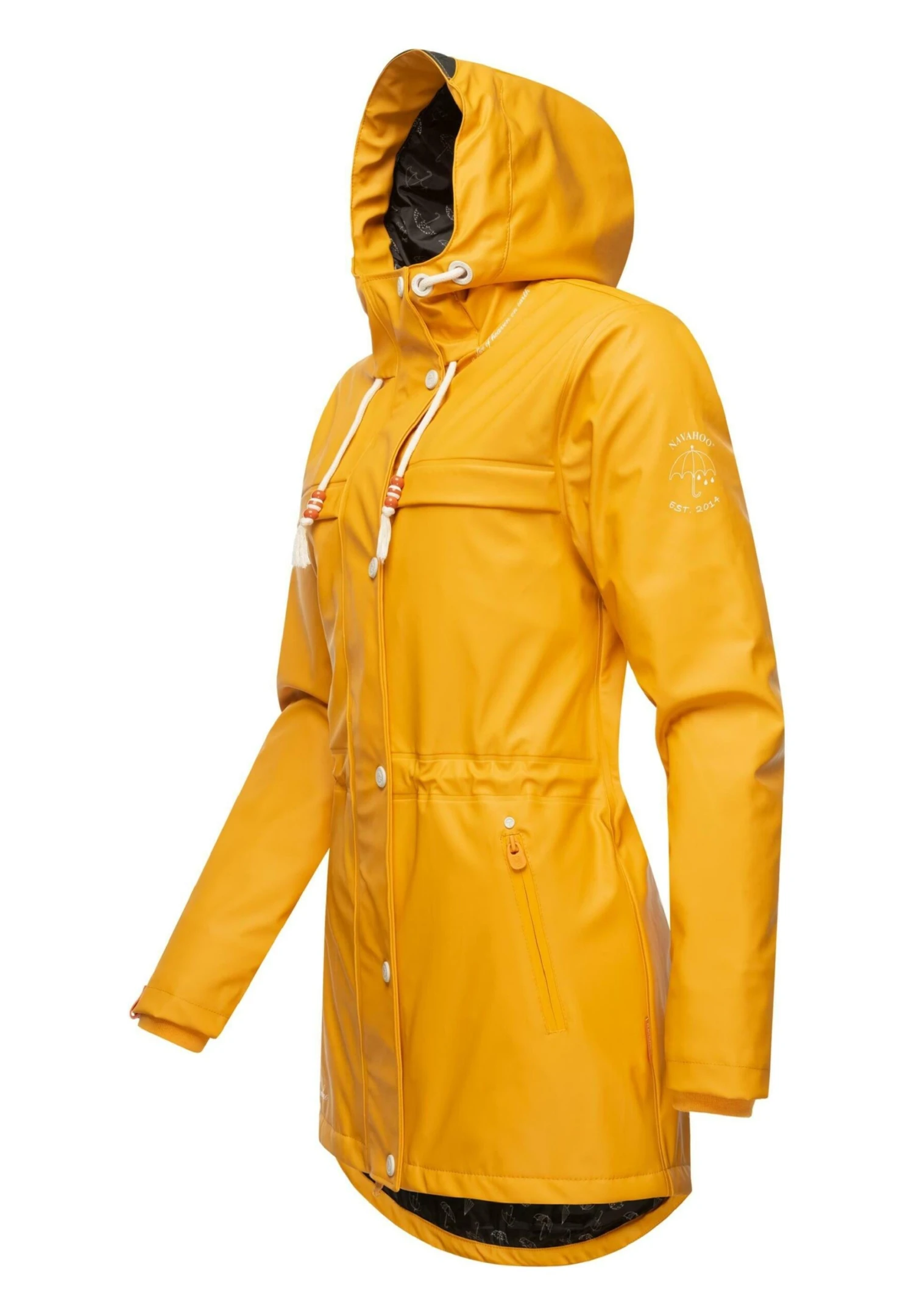 Navahoo Rainy Forest - Regenjas - Amber Yellow 2 Navahoo Rainy Forest - Regenjas - Amber Yellow - Afbeelding 2