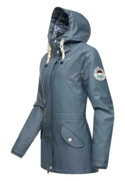 Navahoo Ocean Heart - Parka - Dusty Blue -Dames Jas Winkel c941e9cd017a46a1af780863ff7367b1