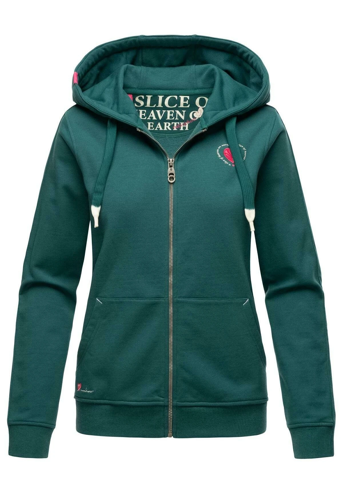 Navahoo Sweater Met Rits - Ocean Green 1 Navahoo Sweater Met Rits - Ocean Green