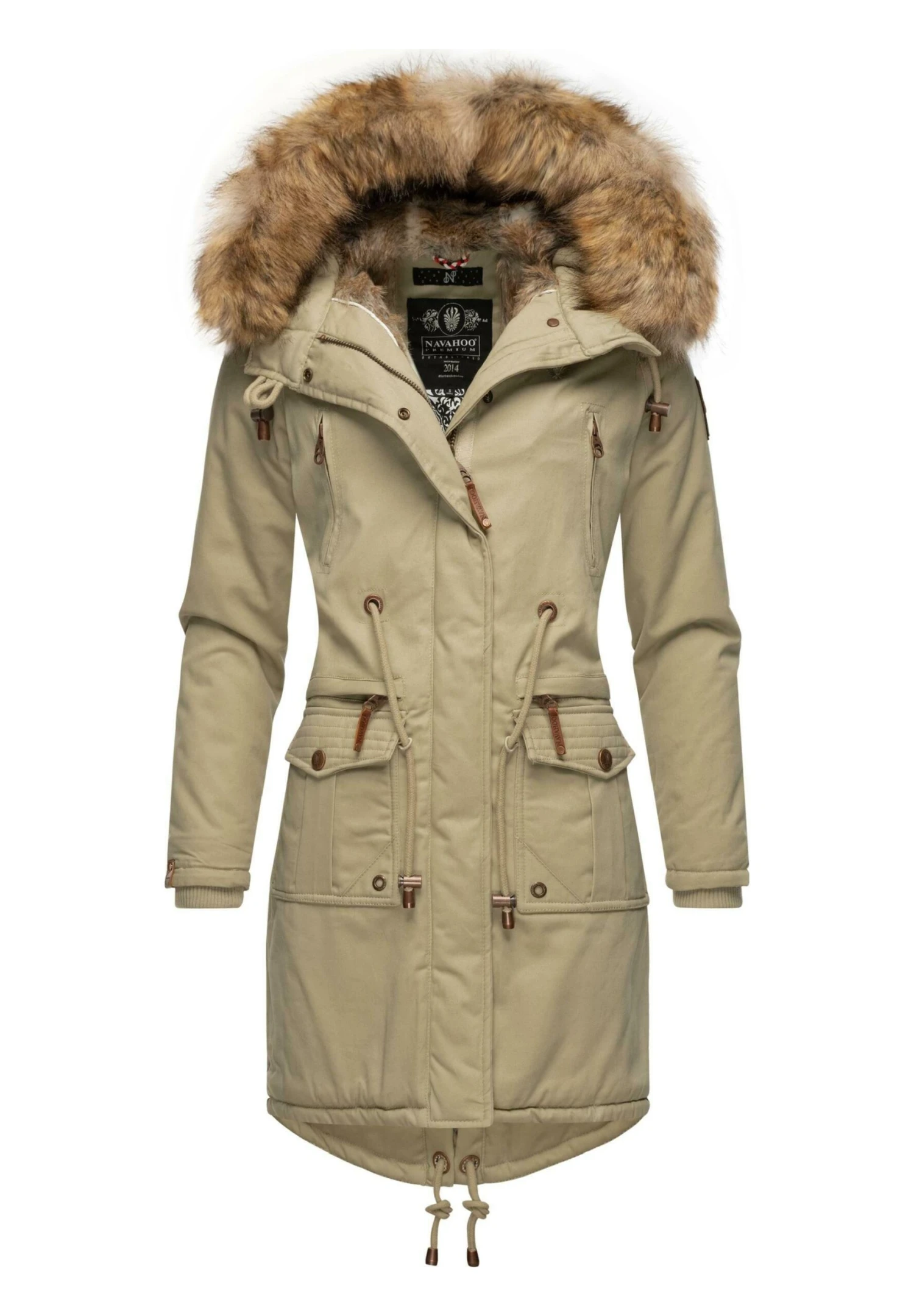 Navahoo Rosinchen - Winterjas - Pebble Grey 1 Navahoo Rosinchen - Winterjas - Pebble Grey