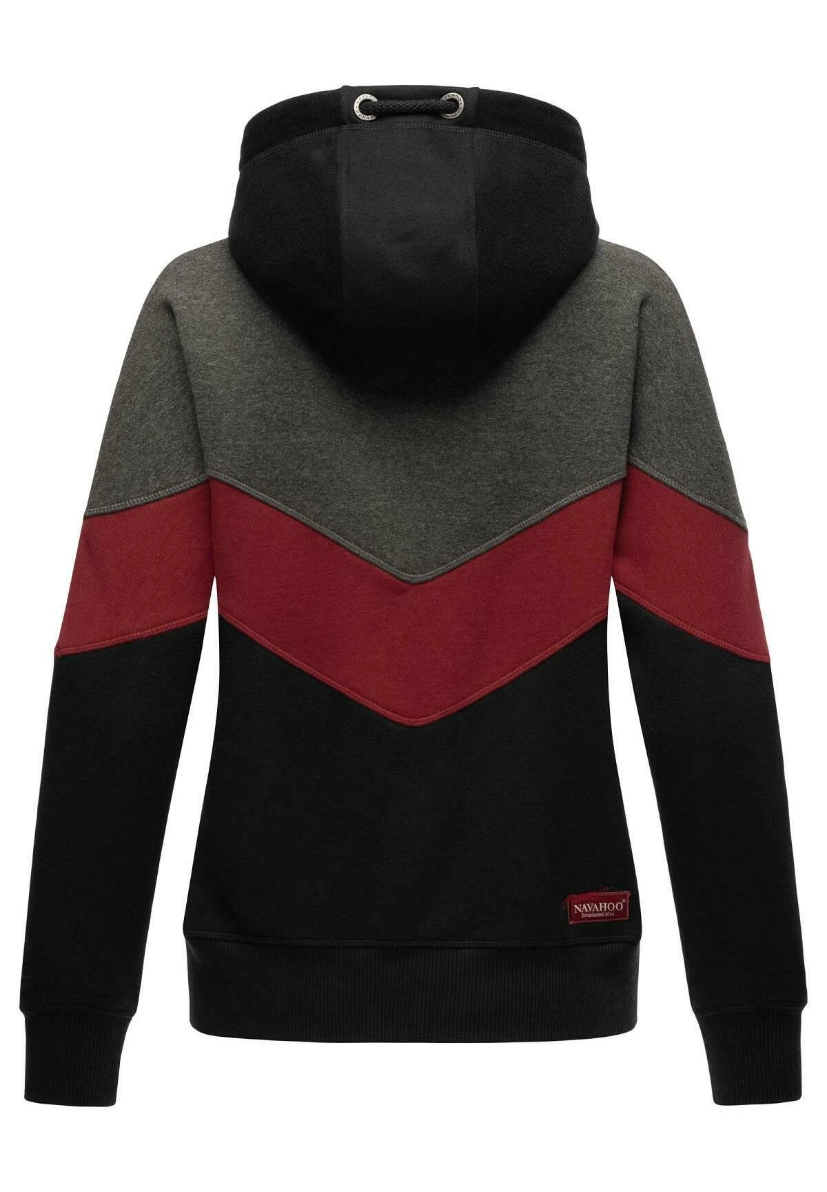 Navahoo Sweater Met Rits - Black 2 Navahoo Sweater Met Rits - Black - Afbeelding 2