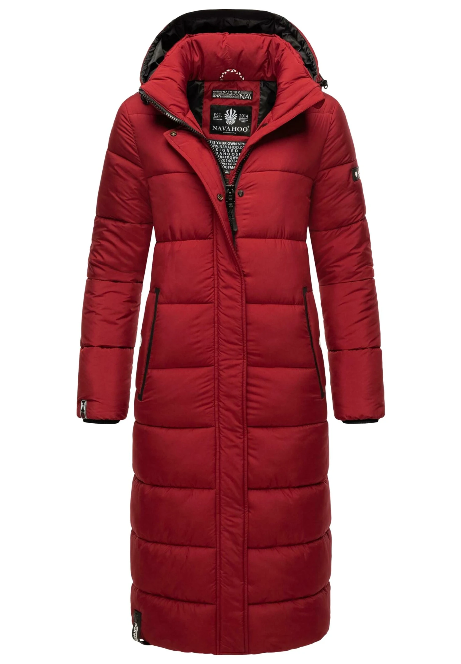 Navahoo Isalie - Winterjas - Blood Red 5 Navahoo Isalie - Winterjas - Blood Red - Afbeelding 5