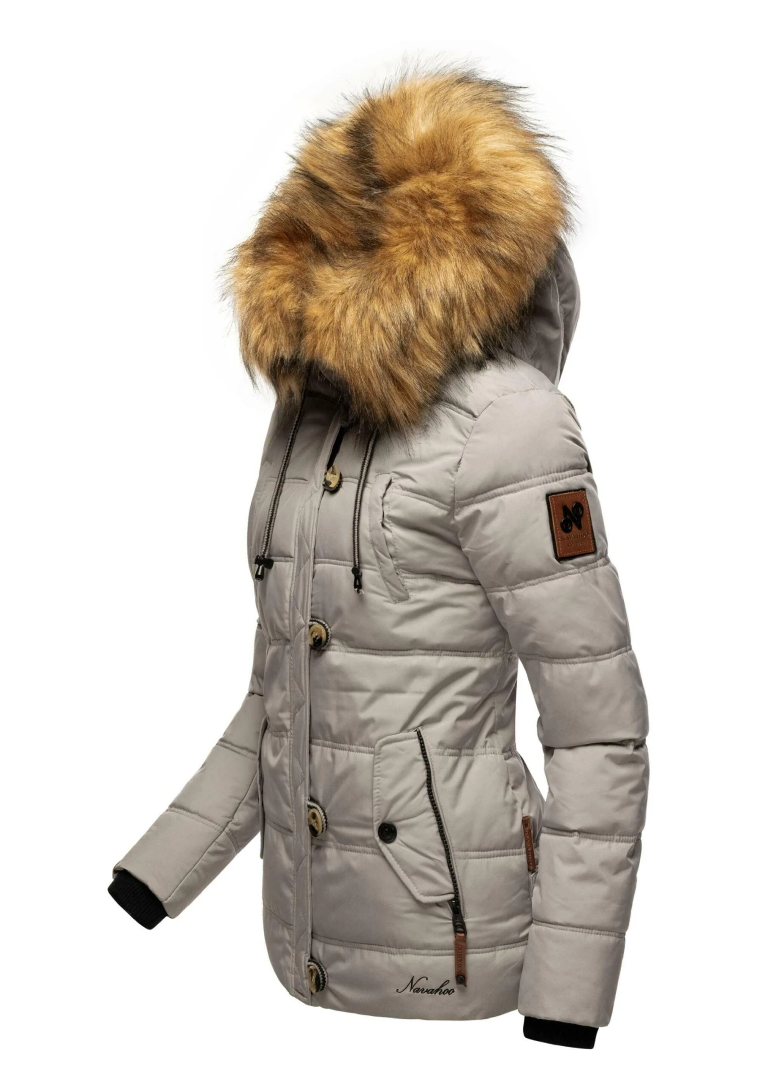 Navahoo Zoja - Winterjas - Zinc Grey 4 Navahoo Zoja - Winterjas - Zinc Grey - Afbeelding 4