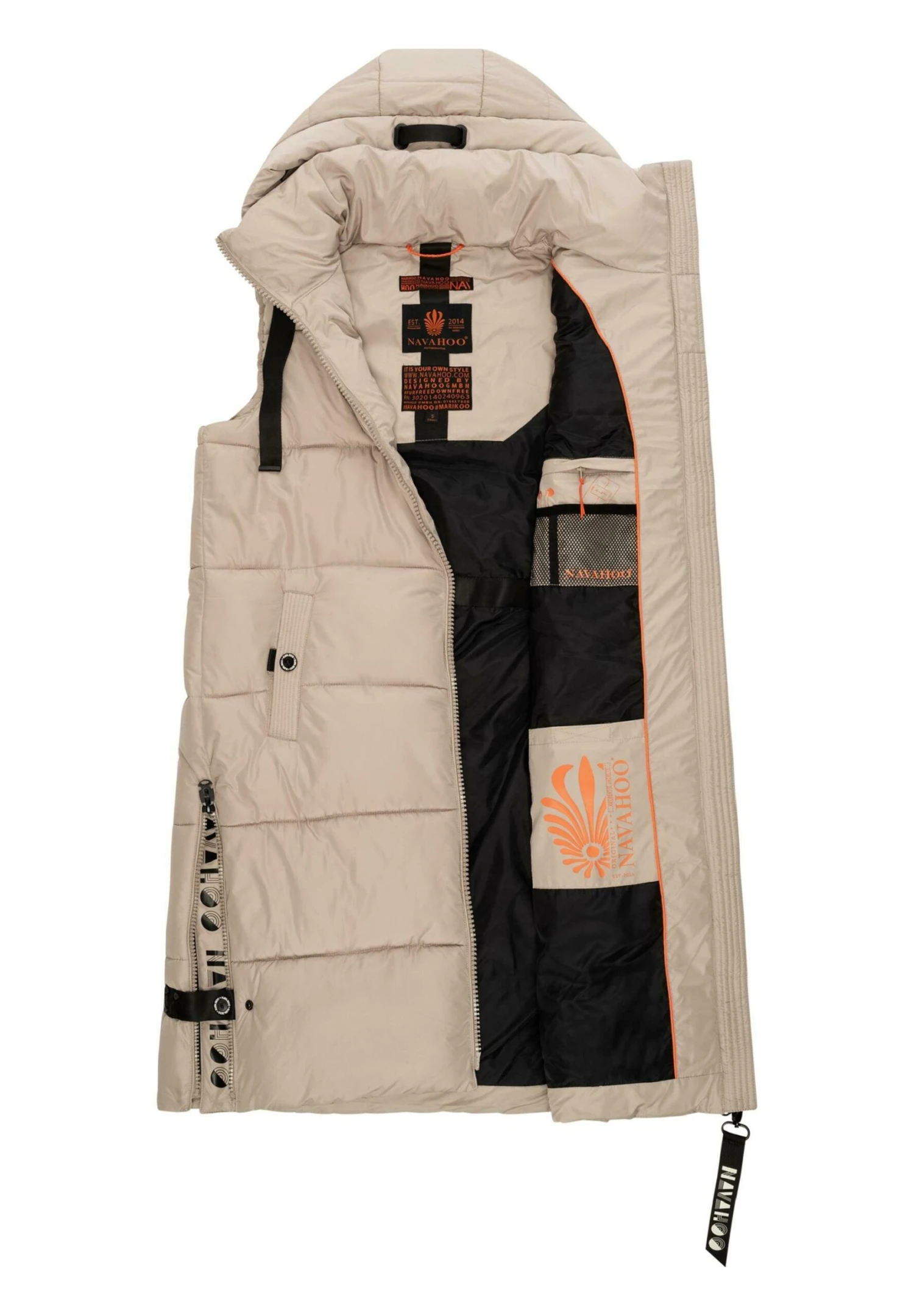 Navahoo Schnuffelchen - Bodywarmer - Taupe 5 Navahoo Schnuffelchen - Bodywarmer - Taupe - Afbeelding 5
