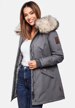 Navahoo Cristal - Winterjas - Grey -Dames Jas Winkel d60f8af0153e48ee9943f3b985cd6c91