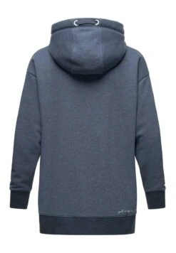 Navahoo Silberengelchen - Hoodie - Dusty Blue Melange -Dames Jas Winkel db98a2942553447ab236c30ff234e071