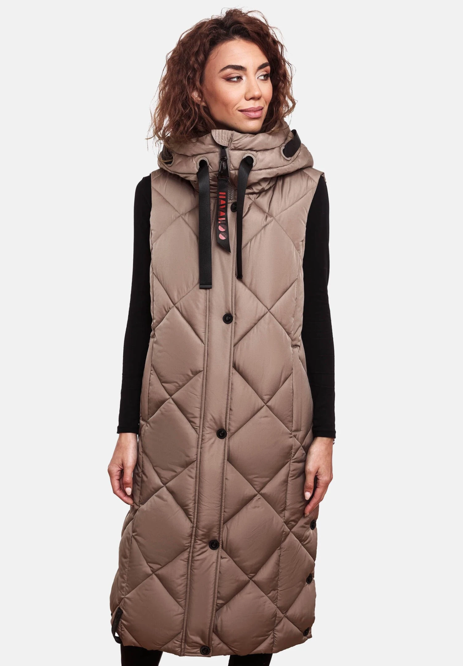 Navahoo Schnuckel - Bodywarmer - Dark Taupe 1 Navahoo Schnuckel - Bodywarmer - Dark Taupe