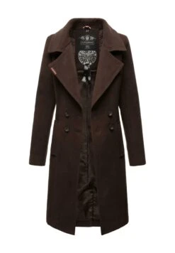 Navahoo Wooly - Halflange Jas - Dark Choco 11 Navahoo Wooly - Halflange Jas - Dark Choco -Dames Jas Winkel f880a6d5b1824c708a7b83feb3fd9d60