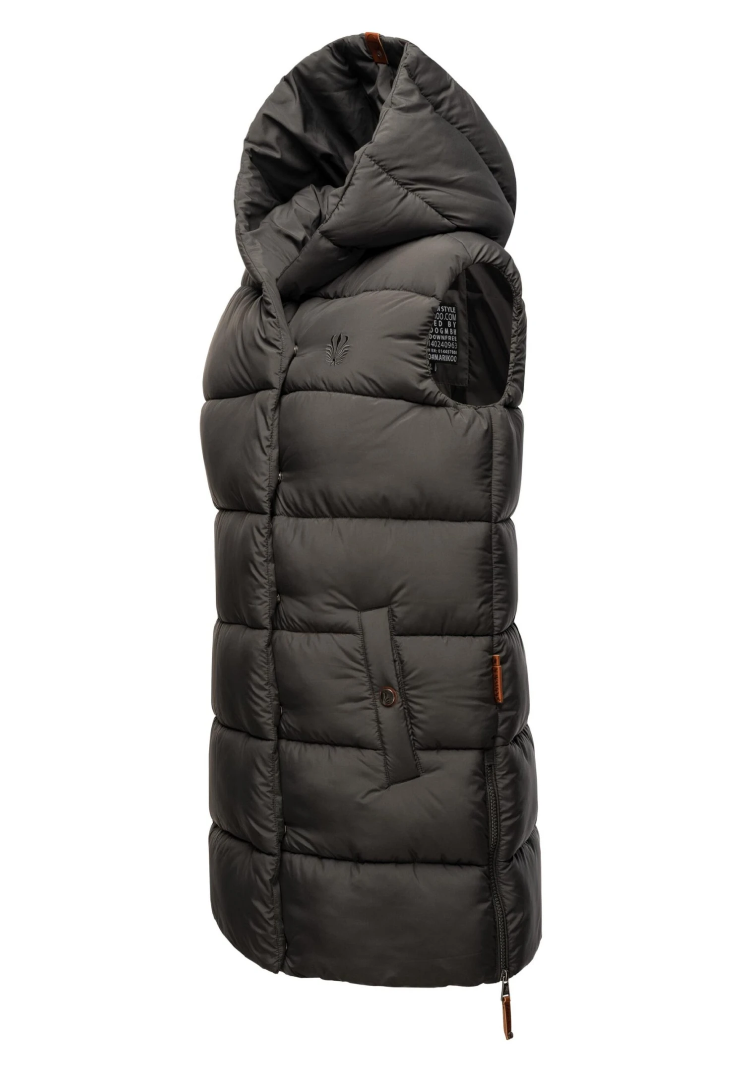 Navahoo Madilynaa - Bodywarmer - Brown 4 Navahoo Madilynaa - Bodywarmer - Brown - Afbeelding 4